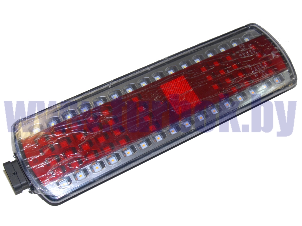 Фонарь задний шестисекционный без повторителя габарита левый на светодиодах разъём сбоку