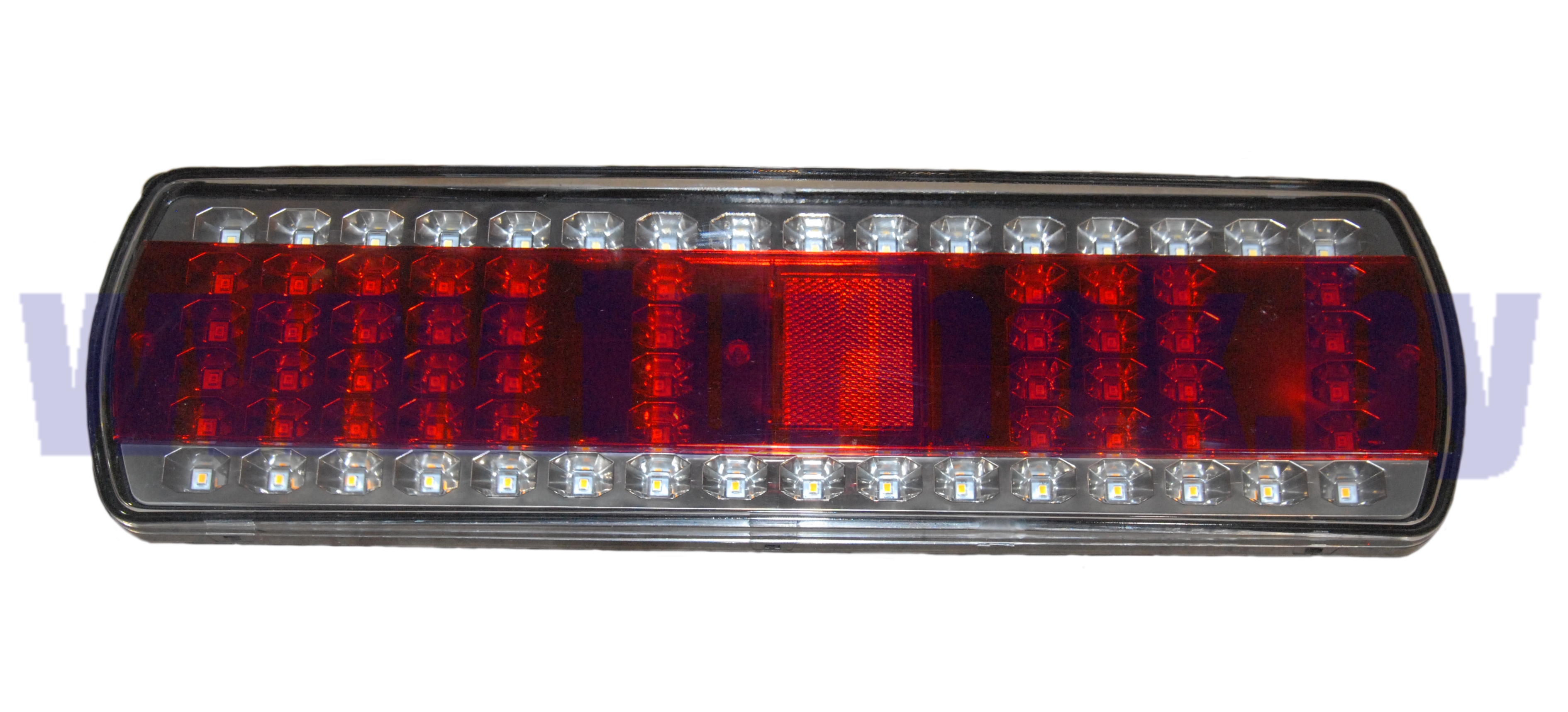 Фонарь задний шестисекционный без повторителя габарита левый на светодиодах разъём на проводе