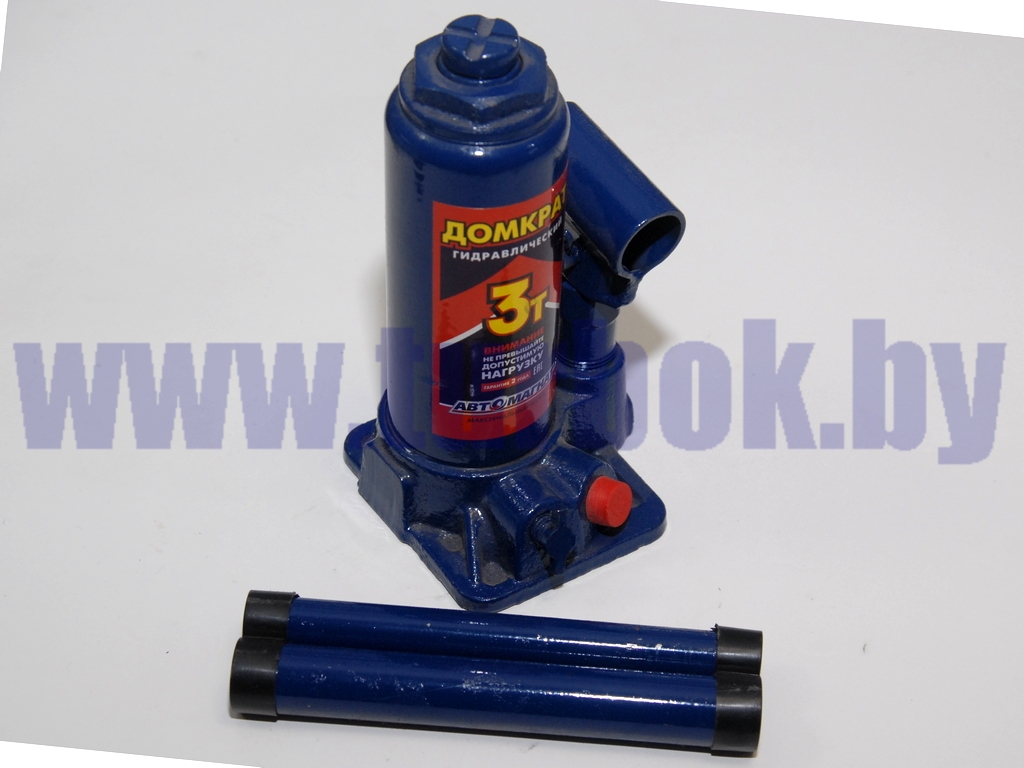 Домкрат гидравлический 03 т (1-плунжерный) 168-318 мм с предохранительным клапаном