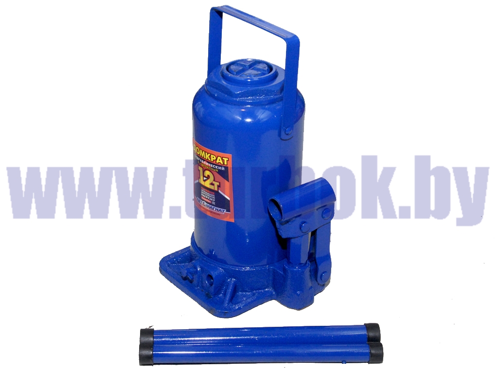 Домкрат гидравлический 12 т (2-плунжерный) 230-565 мм с предохранительным клапаном