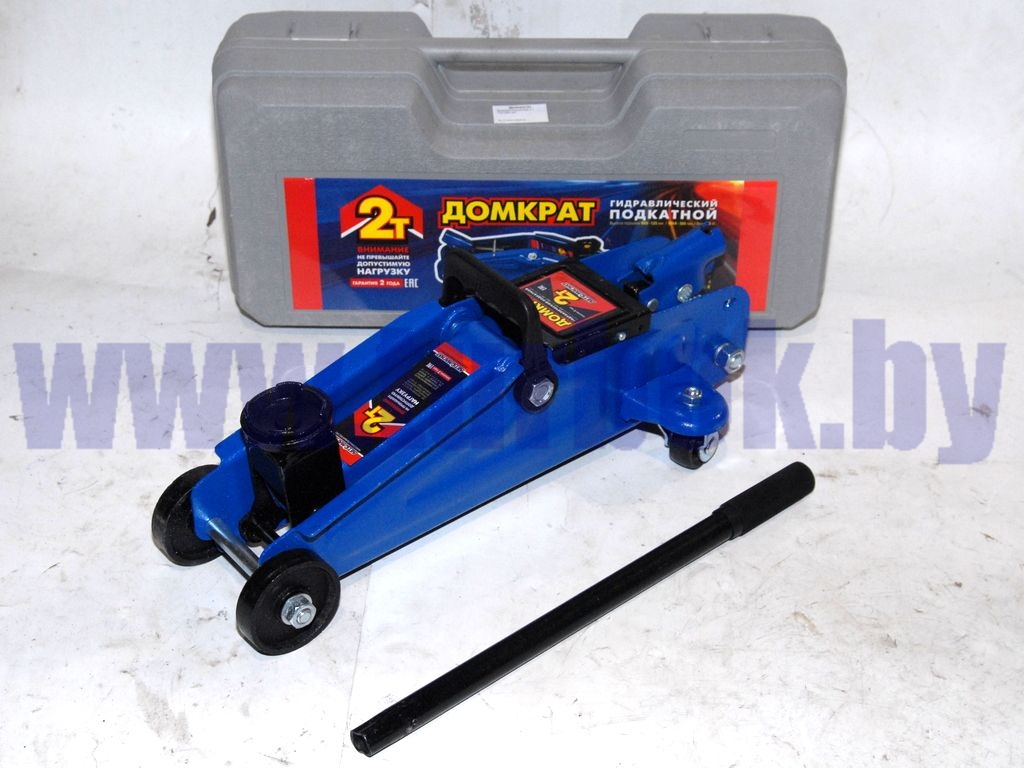 Домкрат гидравлический 02 т (подкатной) 125-300 мм