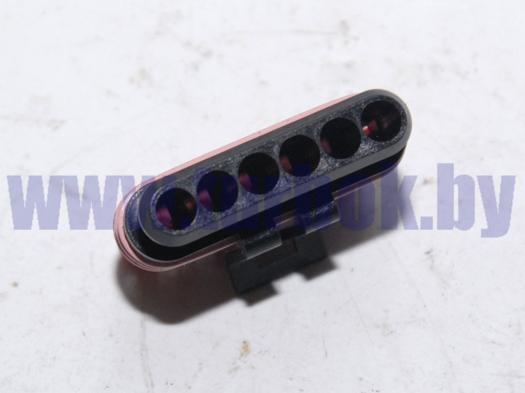 Штекер колодка 6-ти контактная гнездовая "папа" без провода