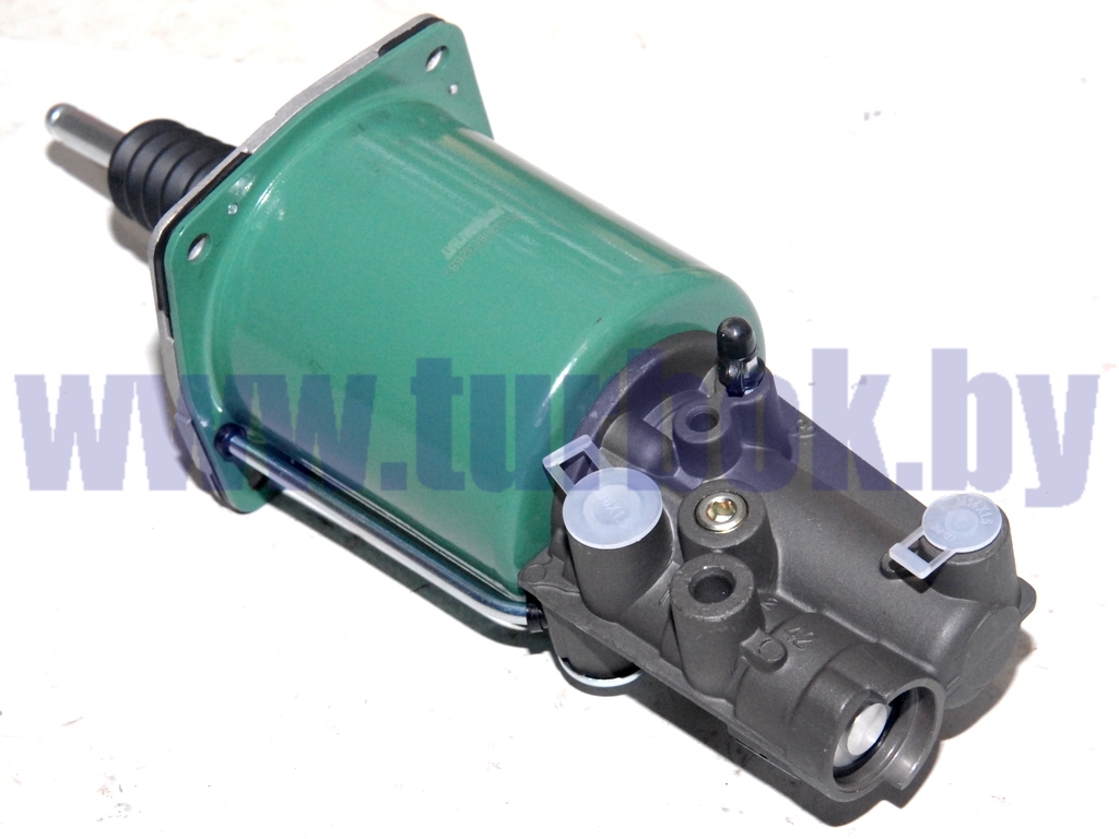 Усилитель пневмогидравлический (ПГУ) с датчиком износа М16х1,5+М14х1,5