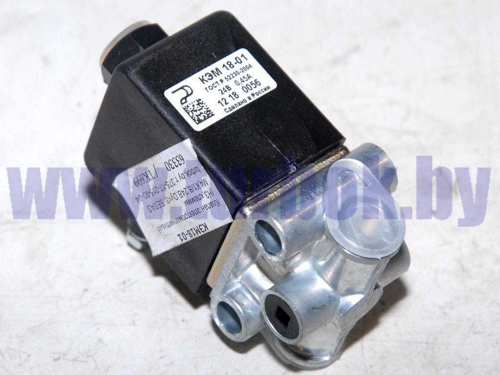 Клапан электромагнитный (НЗ,клеммы М4,К1/8,24В,Dу=3) БЕЛАЗ