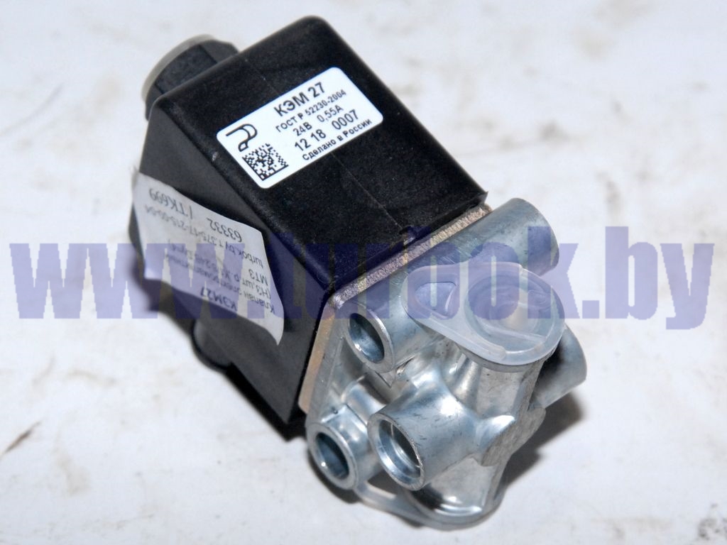 Клапан электромагнитный (НЗ,шт.р.,К1/8,24В,Dу=4) МТЗ