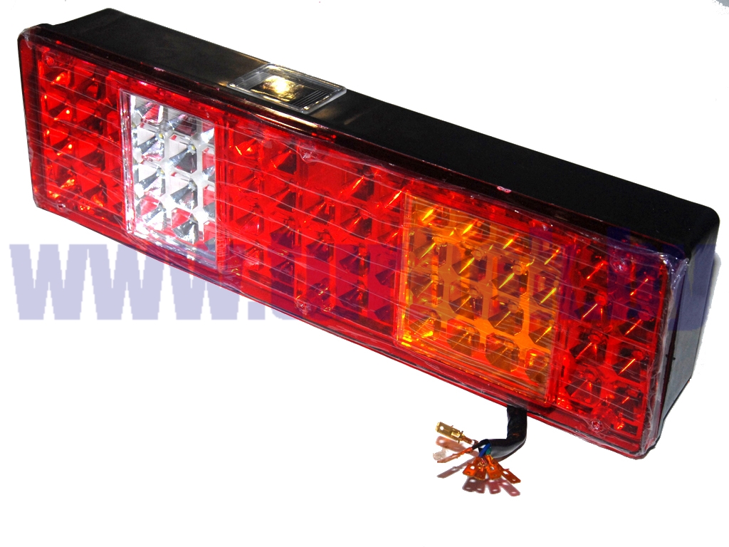 Фонарь задний шестисекционный без повторителя габарита левый на светодиодах с кабелем