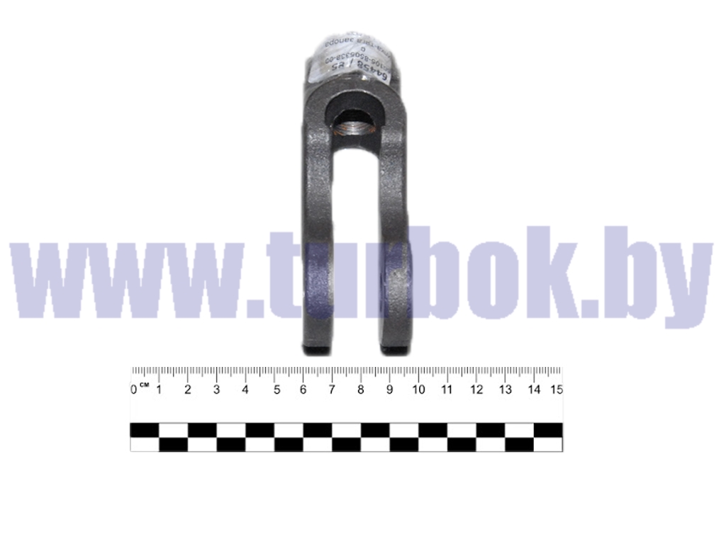 Вилка-тяга запора борта нового образца с левой резьбой