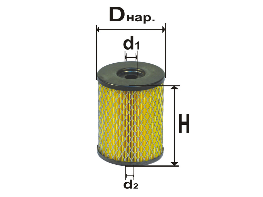 Элемент фильтрующий топлива тонкой очистки ЯМЗ (107х80х32/14,5) /238-1117038-АЗМКС