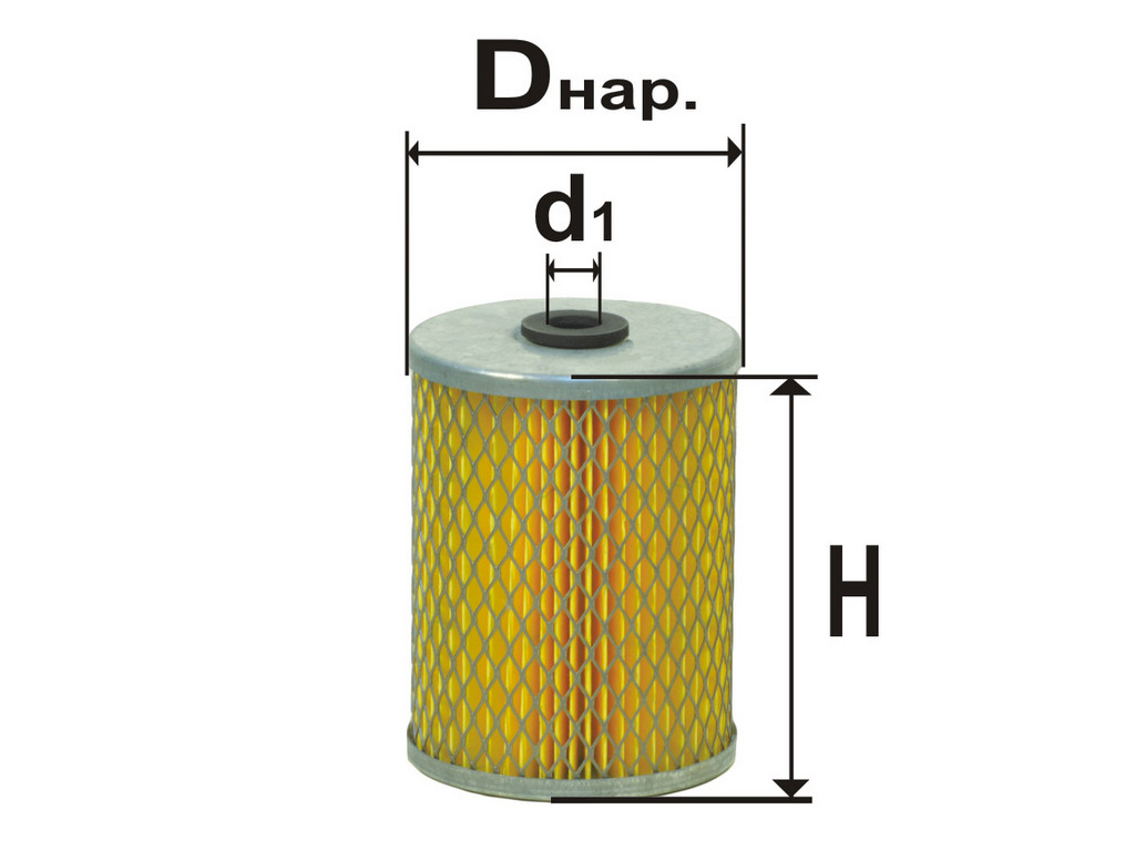 Элемент фильтрующий топлива МТЗ, МАЗ-4370(123х92х14/0)