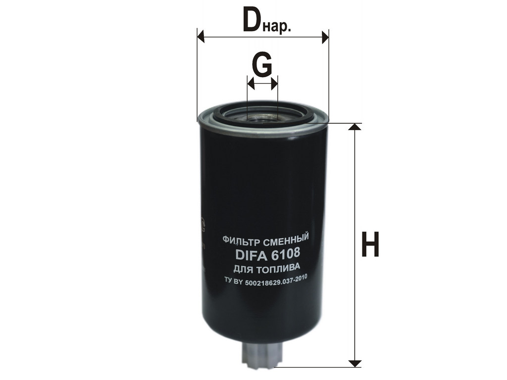 Фильтр топливный грубой очистки (сменный картридж) БЕЛАЗ, КАМАЗ с дв.дв. Commins