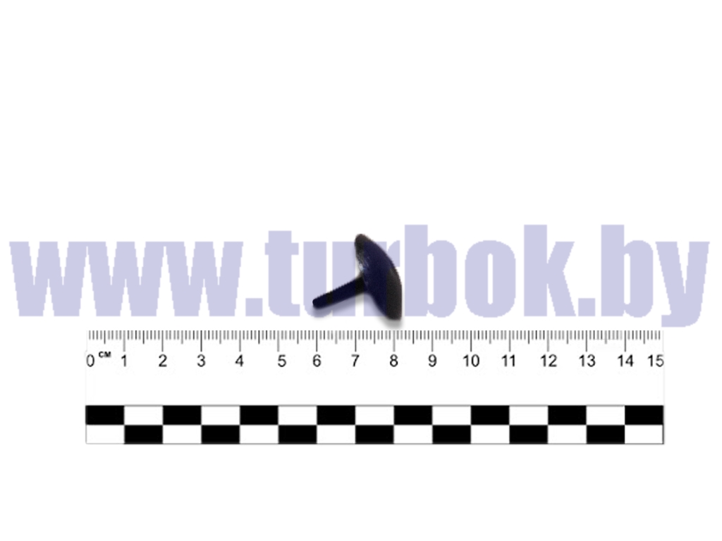 Фиксатор обшивки двери чёрный