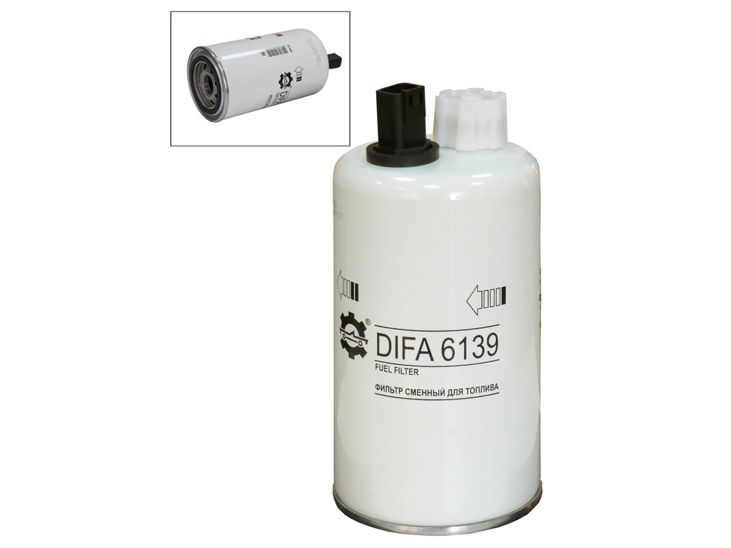 Фильтр топливный гр. очистки ГАЗ 3309,3310, КАМАЗ (Cummins ISF 3.8) 1"-14UNS