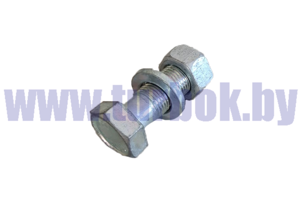 Болт М16х1.5х42 КАМАЗ вала карданного с гайкой в сборе (кл.проч. 10.9)